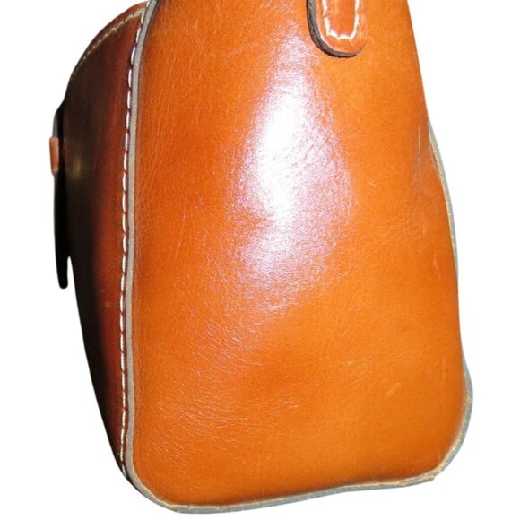 Patricia Nash Heritage Collection Leather Crossbody & Bernini Wallet Set Cognac - Picture 7 of 14